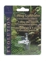 1-Weg-Metall-Lufthahn (1 St�ck auf Blisterkarte)